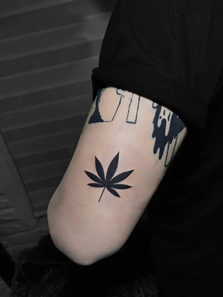 Small Weed Leaf Tattoo 7 100+ Amazing Weed Tattoo Ideas That Will Get You High