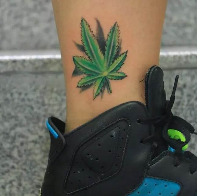 Small Weed Leaf Tattoo 9 100+ Amazing Weed Tattoo Ideas That Will Get You High