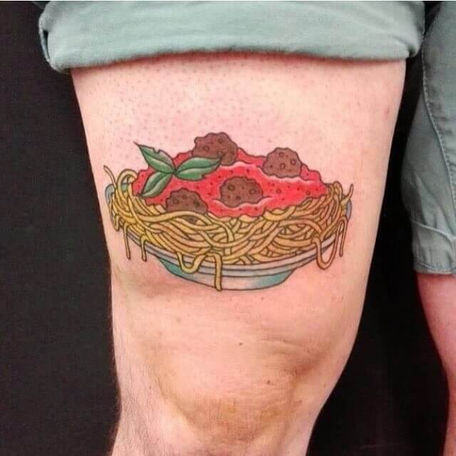 Spaghetti Meatballs Tattoo Pasta Tattoos: The Most Interesting Meaning Behind This Popular Trend (2022)