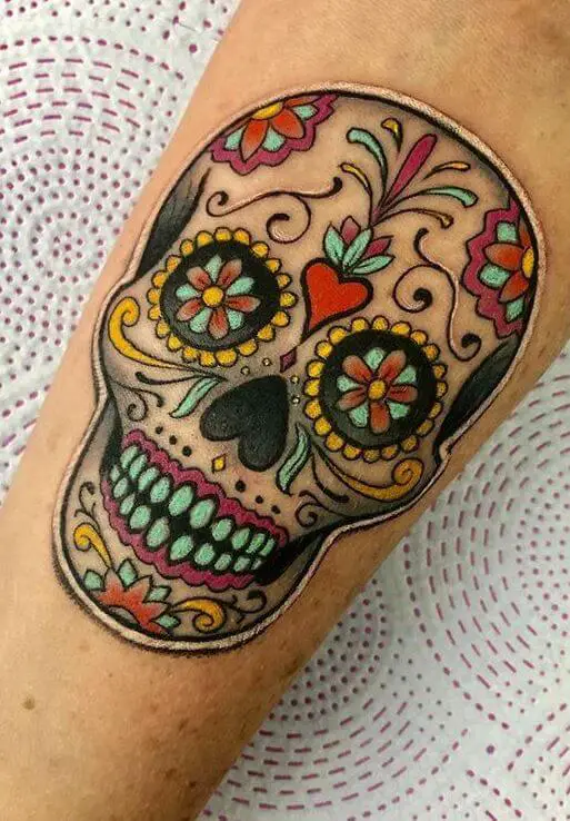 Sugar Skull Tattoo 61 Awesome Skull Tattoo Designs for Men and Women in 2022