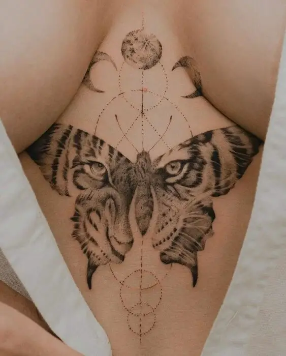 Tiger Butterfly Tattoo 36+ Tiger Tattoo Designs for Men and Women in 2022