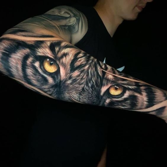 Tiger Eyes Tattoo 3 36+ Tiger Tattoo Designs for Men and Women in 2022