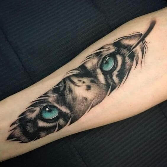 Tiger Eyes Tattoo 4 36+ Tiger Tattoo Designs for Men and Women in 2022