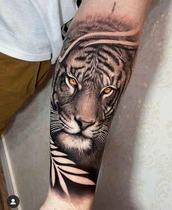 Tiger Forearm Tattoo 1 Forearm Tattoo Designs - Ideas and Meaning