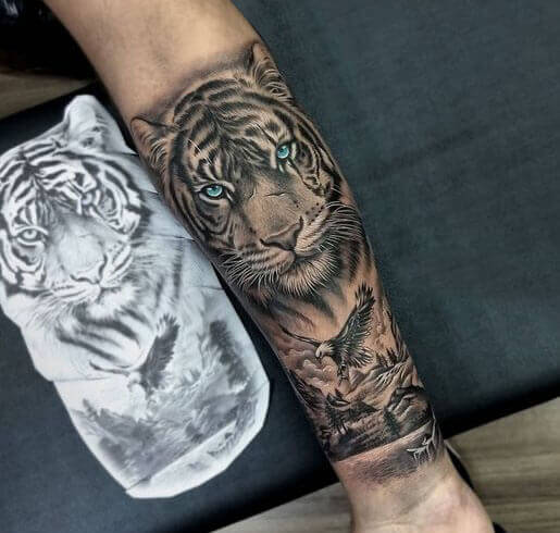 Tiger Forearm Tattoo 2 1 Forearm Tattoo Designs - Ideas and Meaning