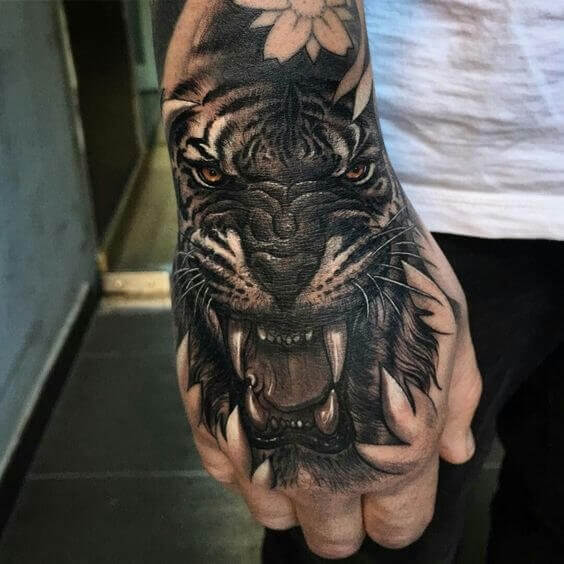 Tiger Hand Tattoo 3 36+ Tiger Tattoo Designs for Men and Women in 2022