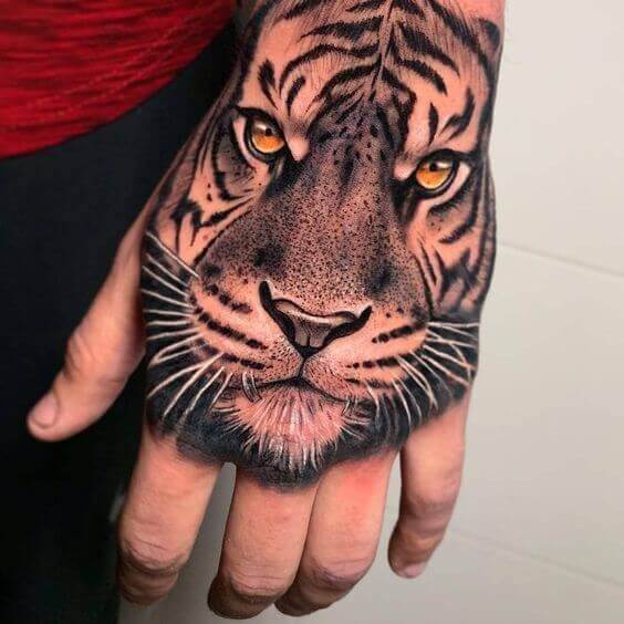 Tiger Hand Tattoo 5 36+ Tiger Tattoo Designs for Men and Women in 2022
