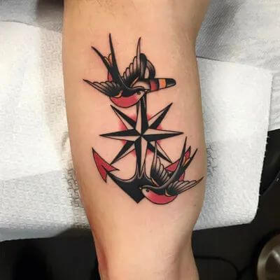 Traditional Anchor Tattoo 6 Traditional Tattoos (100+ Inspiration Tattoos)