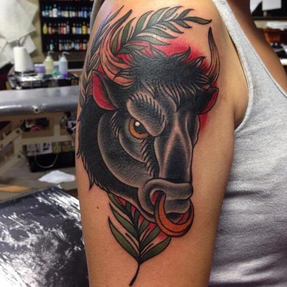 Traditional Bull Tattoo 5 Traditional Tattoos (100+ Inspiration Tattoos)