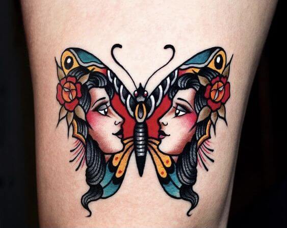 Traditional Butterfly Tattoo 4 Traditional Tattoos (100+ Inspiration Tattoos)