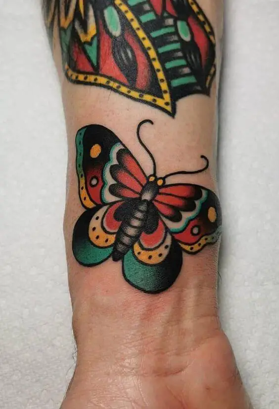 Traditional Butterfly Tattoo 5 Traditional Tattoos (100+ Inspiration Tattoos)