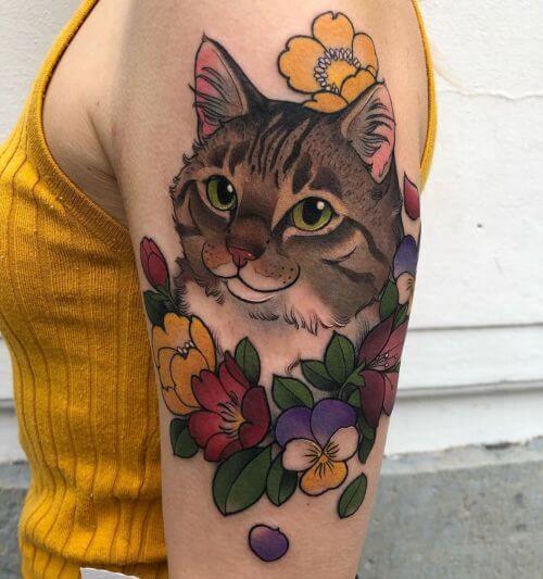 Traditional Cat Tattoo 5 Traditional Tattoos (100+ Inspiration Tattoos)