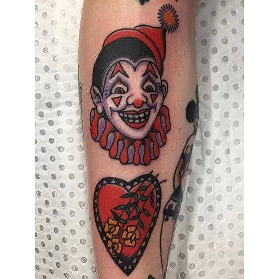 Traditional Clown Tattoo 4 Traditional Tattoos (100+ Inspiration Tattoos)