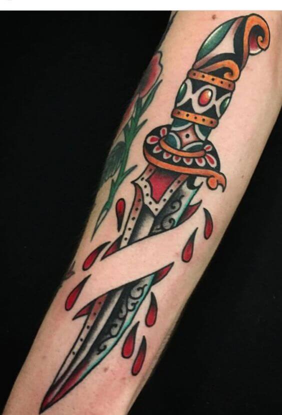 Traditional Dagger Tattoo 6 Traditional Tattoos (100+ Inspiration Tattoos)