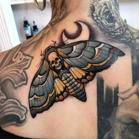 Traditional Death Moth Tattoo 4 Traditional Tattoos (100+ Inspiration Tattoos)