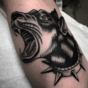 Traditional Doberman Tattoo Traditional Tattoos (100+ Inspiration Tattoos)