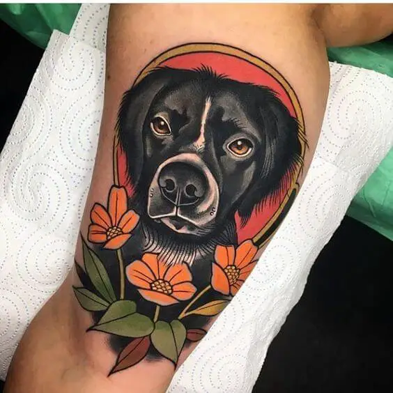 Traditional Dog Tattoo 5 Traditional Tattoos (100+ Inspiration Tattoos)