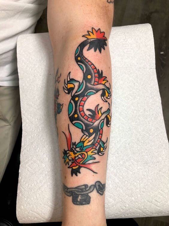Traditional Dragon Tattoo 2 Traditional Tattoos (100+ Inspiration Tattoos)