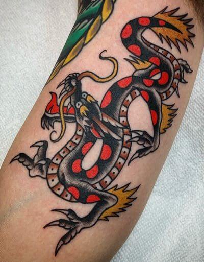 Traditional Dragon Tattoo Traditional Tattoos (100+ Inspiration Tattoos)