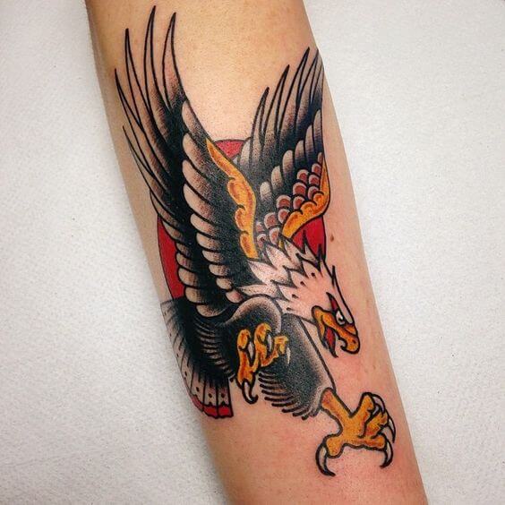 Traditional Eagle Tattoo 2 Traditional Tattoos (100+ Inspiration Tattoos)