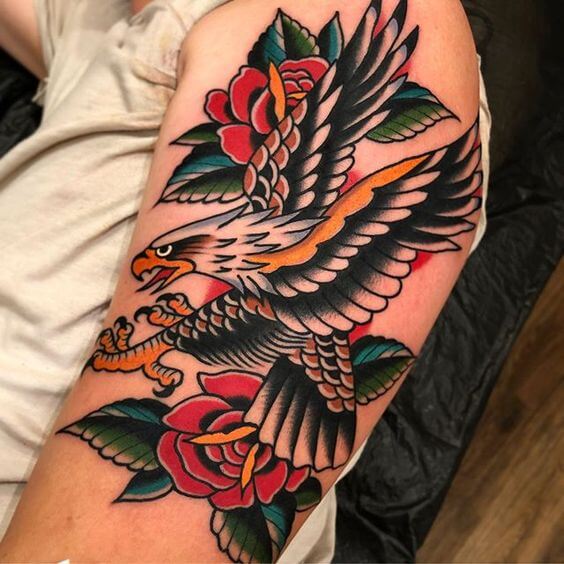 Traditional Eagle Tattoo 4 Traditional Tattoos (100+ Inspiration Tattoos)