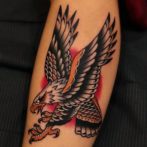 Traditional Eagle Tattoo Traditional Tattoos (100+ Inspiration Tattoos)