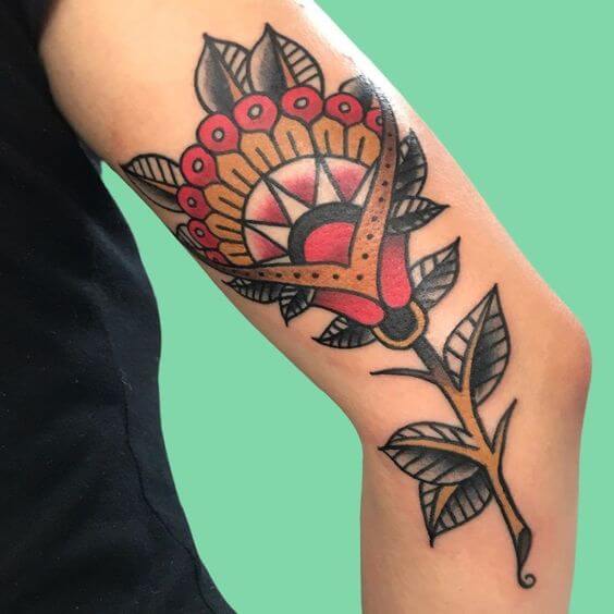 Traditional Flower Tattoo 3 Traditional Tattoos (100+ Inspiration Tattoos)