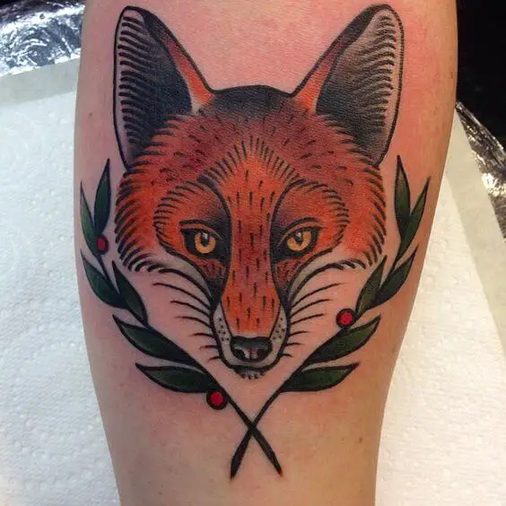 Traditional Fox Tattoo Traditional Tattoos (100+ Inspiration Tattoos)