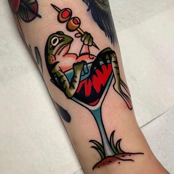Traditional Frog Tattoo Traditional Tattoos (100+ Inspiration Tattoos)