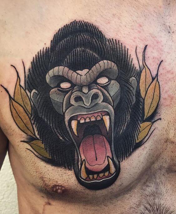 Traditional Gorilla Tattoo 5 Traditional Tattoos (100+ Inspiration Tattoos)