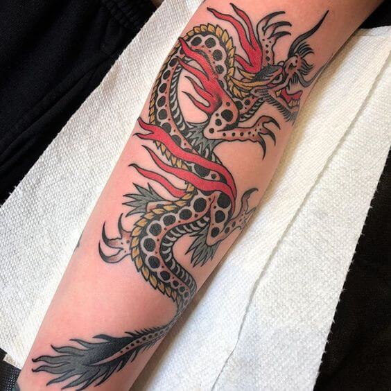Traditional Japanese Dragon Tattoo 2 Traditional Tattoos (100+ Inspiration Tattoos)