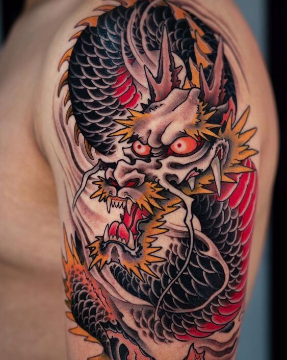 Traditional Japanese Dragon Tattoo 4 Traditional Tattoos (100+ Inspiration Tattoos)
