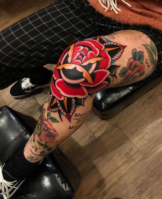 Traditional Knee Tattoos Traditional Tattoos (100+ Inspiration Tattoos)
