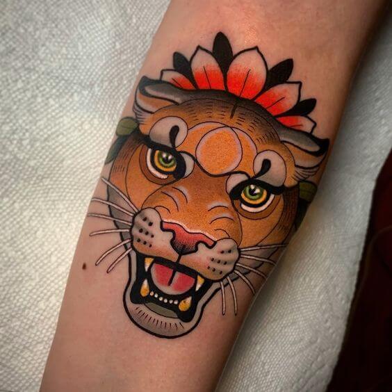 Traditional Lion Tattoo 2 Traditional Tattoos (100+ Inspiration Tattoos)