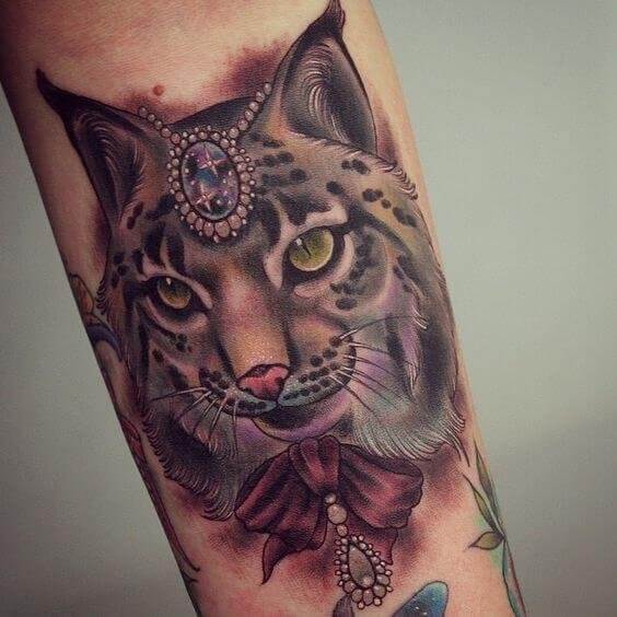 Traditional Lynx Tattoo 3 Lynx Tattoo: Everything You Need To Know (30+ Cool Design Ideas)