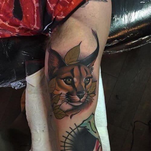Traditional Lynx Tattoo 6 Lynx Tattoo: Everything You Need To Know (30+ Cool Design Ideas)