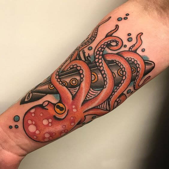 Traditional Octopus Tattoo 2 Traditional Tattoos (100+ Inspiration Tattoos)