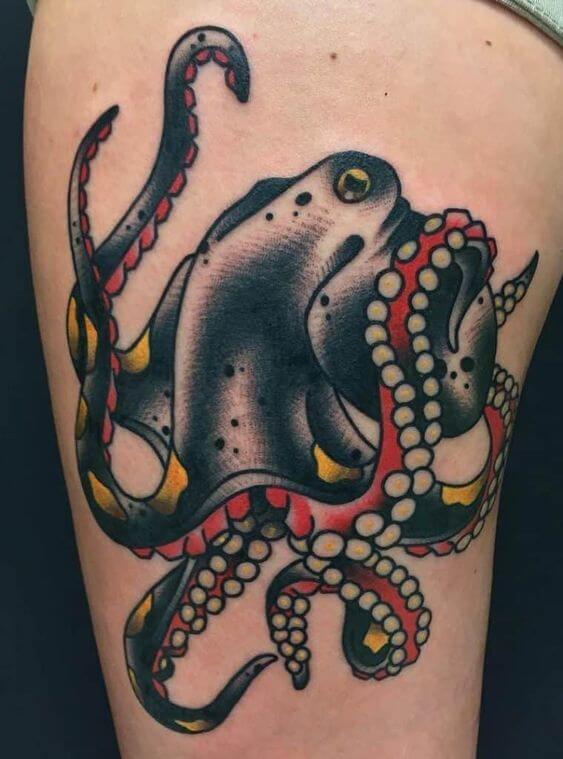 Traditional Octopus Tattoo Traditional Tattoos (100+ Inspiration Tattoos)