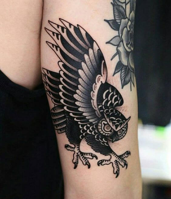 Traditional Owl Tattoo 3 Traditional Tattoos (100+ Inspiration Tattoos)