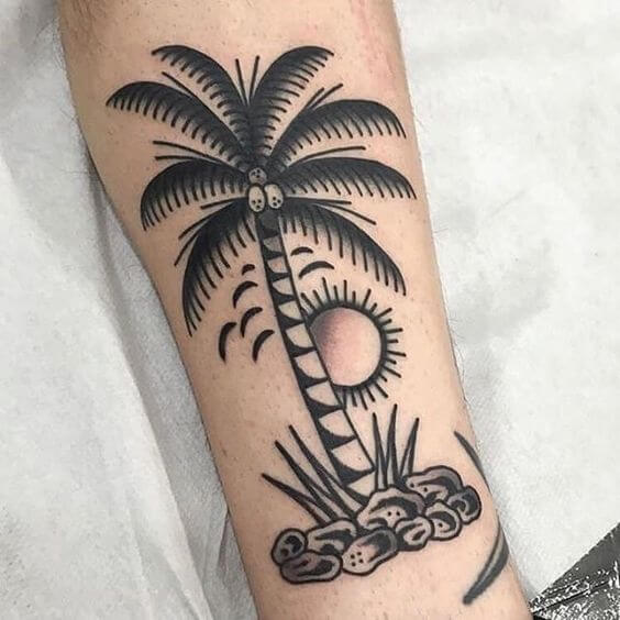 Traditional Palm Tree Tattoo Traditional Tattoos (100+ Inspiration Tattoos)