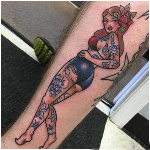 Traditional Pin Up Tattoo 2 Traditional Tattoos (100+ Inspiration Tattoos)