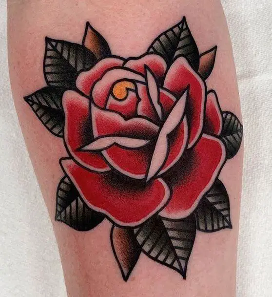 Traditional Rose Tattoo Traditional Tattoos (100+ Inspiration Tattoos)