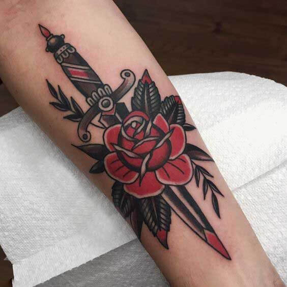 Traditional Rose Tattoo 8 Traditional Tattoos (100+ Inspiration Tattoos)