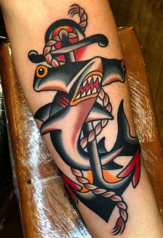 Traditional Shark Tattoo 4 Traditional Tattoos (100+ Inspiration Tattoos)