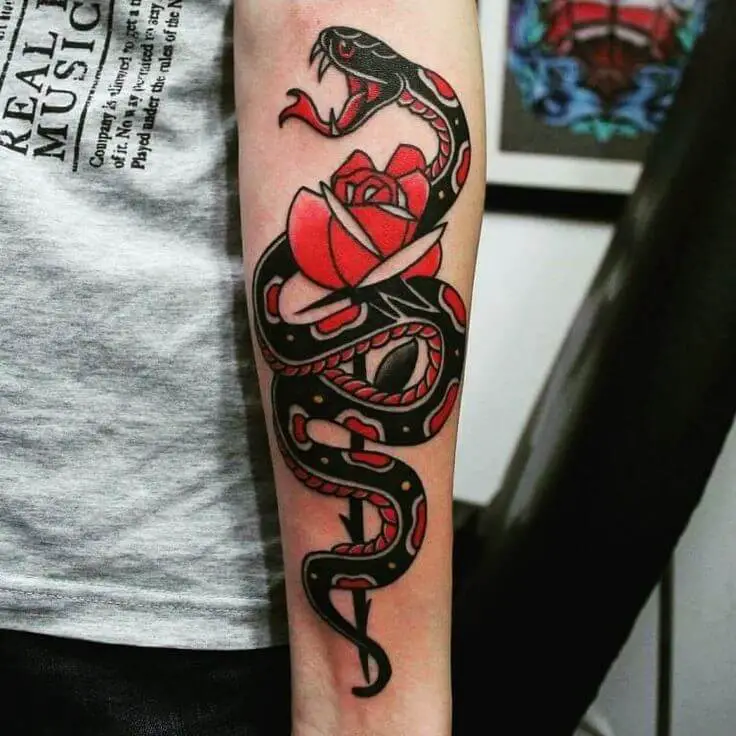 Traditional Snake Tattoo 6 Traditional Tattoos (100+ Inspiration Tattoos)