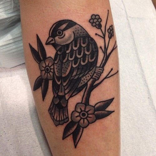 Traditional Sparrow Tattoo 2 Traditional Tattoos (100+ Inspiration Tattoos)