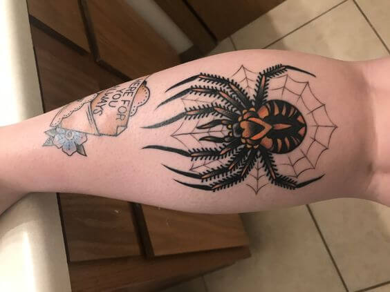 Traditional Spider Tattoo 3 Traditional Tattoos (100+ Inspiration Tattoos)