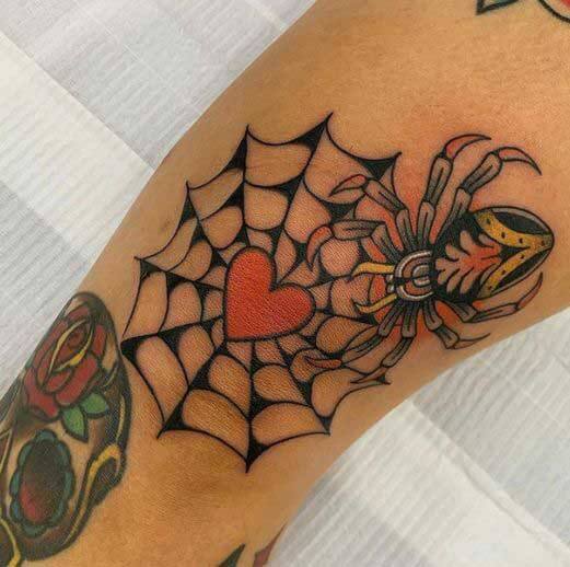 Traditional Spider Tattoo 4 Traditional Tattoos (100+ Inspiration Tattoos)