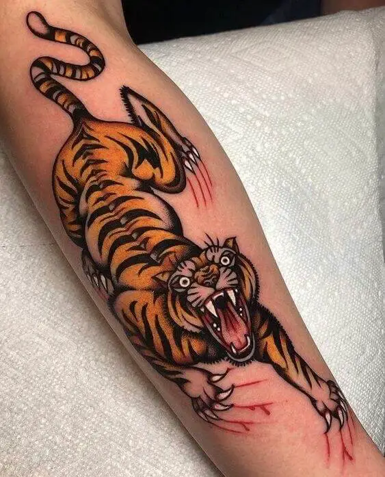Traditional Tiger Tattoo 36+ Tiger Tattoo Designs for Men and Women in 2022