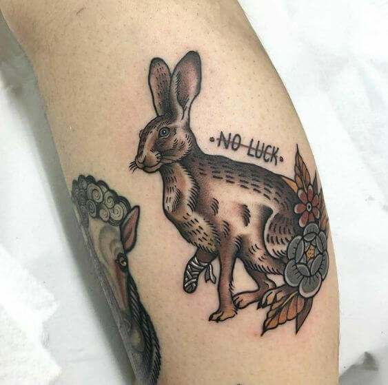Unlucky Rabbit Tattoo 2 Rabbit Tattoo: 50 Best Rabbit Tattoo Designs to Choose From (Men And Women)